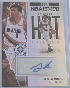 JAYLEN HOARD 2019-20 Hoops Premium Stock #HS-JAY Hot Signatures Rookies RC - Picture 1 of 3