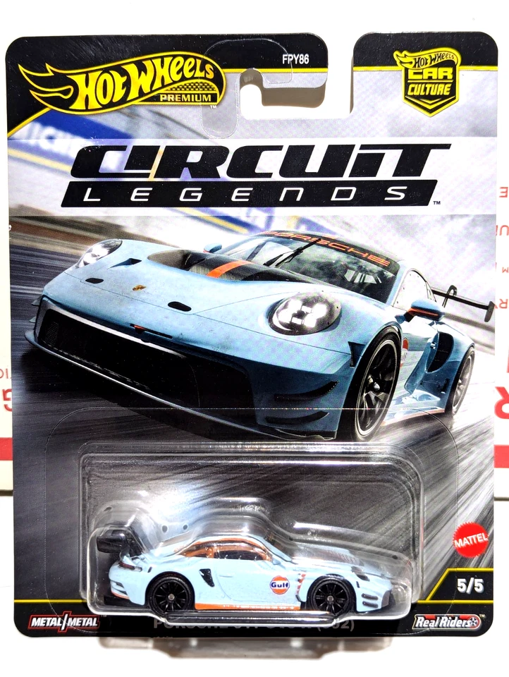 Hot Wheels Porsche 911 GT3 (992) Circuit Legends Gulf #5/5 Premium Car Culture Foto 1 de 1