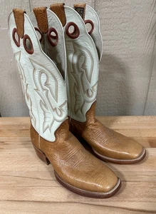 Hondo Cowboy Boots , Mens 8 D , Brown Bullhide , Style 2772 - Picture 1 of 10