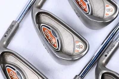 Ping G10 Irons / 4-PW+SW / Black Dot / Regular Flex Ping AWT Shafts - Image 1 of 4