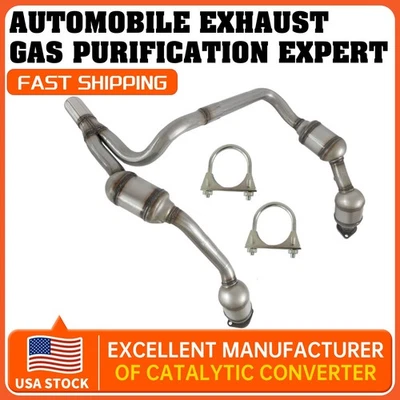 For 2007-2009 Jeep Wrangler JK 3.8L Y-Pipe Front Exhaust Catalytic Converter - Imagem 1 de 4