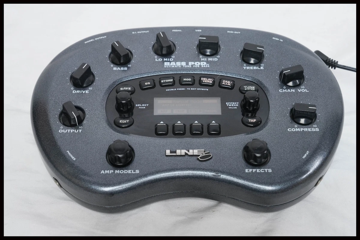 LINE6 BASS POD XT Guitar Bass Effects Pedal Junk From Japan | eBay