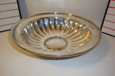 Alvin plata esterlina 10 pulgadas cuenco estriado 330 gramos Foto 1 de 4