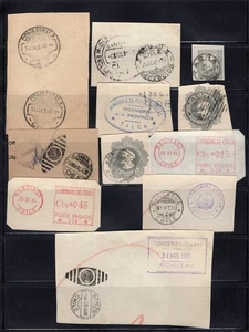 CHILE postmarks fiscals some betters nice lote L5 - Picture 1 of 1