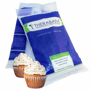6 bolsas de 1 lb de recarga de cupcake de vainilla parafina 4 Therabath profesional baño de cera PRO - Imagen 1 de 10