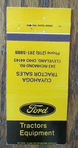 FARMING - FORD TRACTOR & FARM EQUIPMENT: CUYAHOGA TRACTORS (CLEVELAND, OHIO) -F8 - Picture 1 of 1