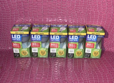  5 LED Soft White Shatter Resistant 60 W bulb .lamps,lighting,soft Light - Image 1 of 4