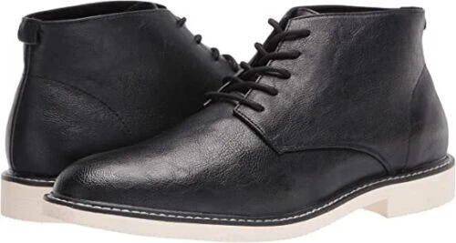Unlisted by Kenneth Cole Men's Black Leather Peyton Chukka Boot Size 11M NIB - Image 1 of 4