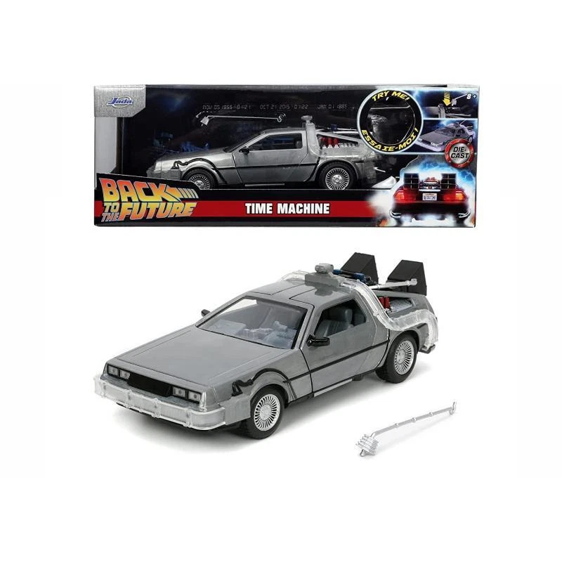 Ritorno Al Futuro Delorean Modello In Scala 1/24 Die-Cast Effetti Luce JADA TOYS - Immagine 1 di 1