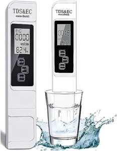 3-In-1 TDS Meter Digital Water Tester 0-999Ppm for Hydroponic Battery Operated - Picture 1 of 7