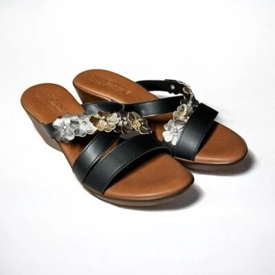 🌻NOVAS sandálias anabela Easy Street Bellefleur Toscana tamanho 10 com caixa. - Imagem 1 de 4