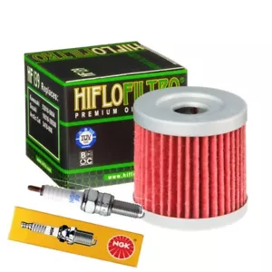 SUZUKI LTZ 400 TUNE UP KIT HIFLOFILTRO OIL FILTER NGK CR7E SPARK PLUG 2003-2009 - Bild 1 von 1