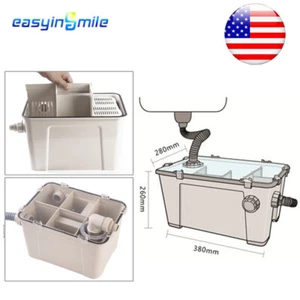 1X Easyinsmile trampa de yeso dental filtro de polvo separador de agua para fregadero de clínica - Imagen 1 de 9