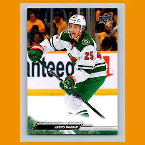 Tarjeta de hockey salvaje de Minnesota Upper Deck Jonas Brodin #87 2022 NHL CASI NUEVA - Imagen 1 de 3