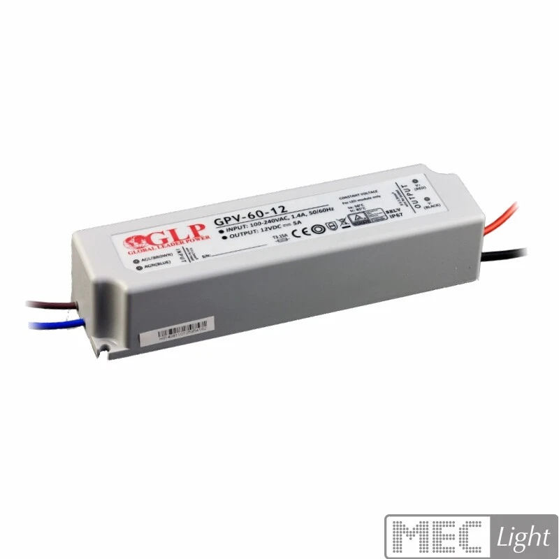 Trasformatore LED 36V Dc 1,67A 60W Impermeabile Konstantspannung (GPV-60-36) - Immagine 1 di 1