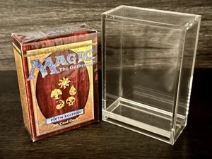 BRAND NEW! MTG 5th Edition Starter Deck IN PLEXIGLASS CASE! Magic: The Gathering - Picture 1 of 12