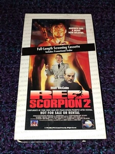 Red Scorpion 2 VHS Demo Screener Action Thriller MCA - Picture 1 of 6