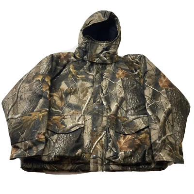 Arctic Shield Mens Medium Camo Hunting Jacket Hooded Coat Jacket Heavy - Image 1 of 4