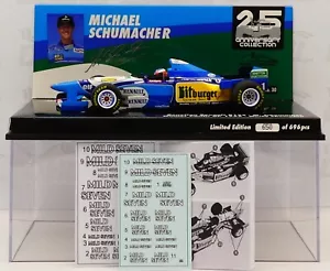 Minichamps 1:43 Michael Schumacher Benetton B195 Pacific GP 1995 Mild Seven - Picture 1 of 8