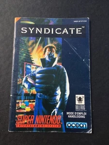 Notice Super Nintendo Syndicate FAH, Good condition - Picture 1 of 1