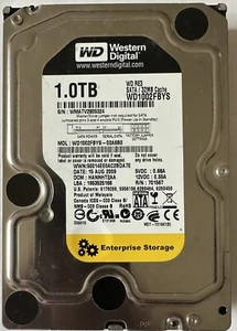Western Digital RE3 1TB,Internal,7200RPM,3.5inch (WD1002FBYS) Hard Drive - Afbeelding 1 van 2