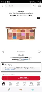 New Too Faced Better Than Chocolate 18 Eyeshadow Palette - Picture 1 of 2