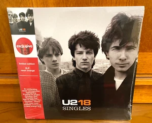 U2 – U218 Singles 2LP NEON ORANGE Limited Edition Vinyl record  NEW SEALED MINT! - Imagen 1 de 4