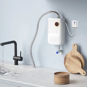 Scaldabagno Elettrico Bianco 220V 5500W Scaldabagno Istantaneo - Foto 1 di 10