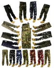 Adults Mens Camo Plain Army Cargo Combat Trousers 28" - 56" Short Regular Long