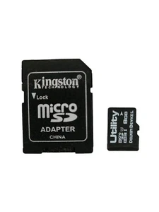 8gb Micro SD Card With Adapter - Picture 1 of 2