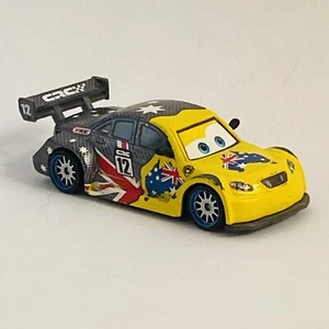 Carbon Racer Frosty Cars 2 TROC Racer #12 Disney Pixar 2016 Mattel Die Cast Car - Picture 1 of 24
