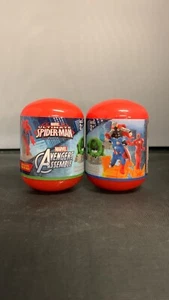 x2 Marvel Ultimate Spiderman Avengers Assemblare Figure Zuru Egg Blind Box Nuovo con scatola - Foto 1 di 2