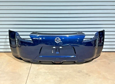 2009-2020 Nissan 370z Rear Bumper Cover Assembly Blue PO31 OEM - Image 1 of 4