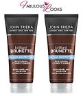 2 X John Frieda Brilliant Brunette Colour Protecting Conditioner - 50ml