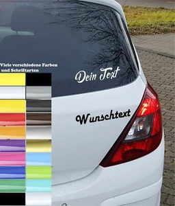 Aufkleber Wunschtext Autoaufkleber Name Text Schriftzug Domäne social media 20cm - Bild 1 von 4