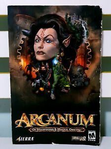 Arcanum: Of Steamworks & Magick Obscura 2001 Sierra PC Video Game Manual!