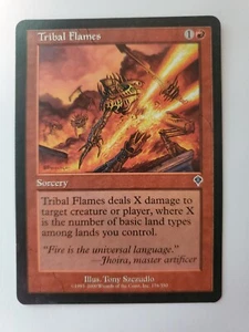 MTG Magic The Gathering Card Tribal Flames Sorcery Red Invasion - Picture 1 of 2