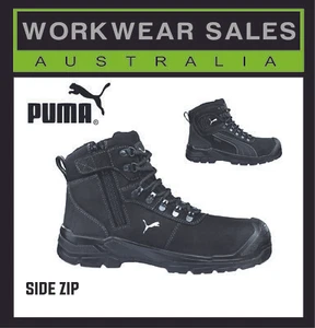 Puma Safety Sierra Nevada Black Work Boots WorkBoots Shoes Mens 630527 UK Sizing - Picture 1 of 1