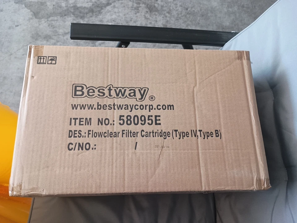 Bestway 58095E Type IV/Type B Pool Filter Pump Replacement Cartridge (6 Pack) - Image 1 of 1