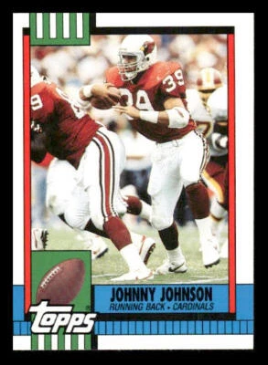 1990 Topps Traded #104T Johnny Johnson RC Phoenix Cardinals - Image 1 of 2