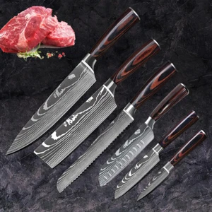 2023 Kitchen Knife Sharp Blade Cutlery Peeler Paring Chef Bread Meat Cleaver - Picture 1 of 33