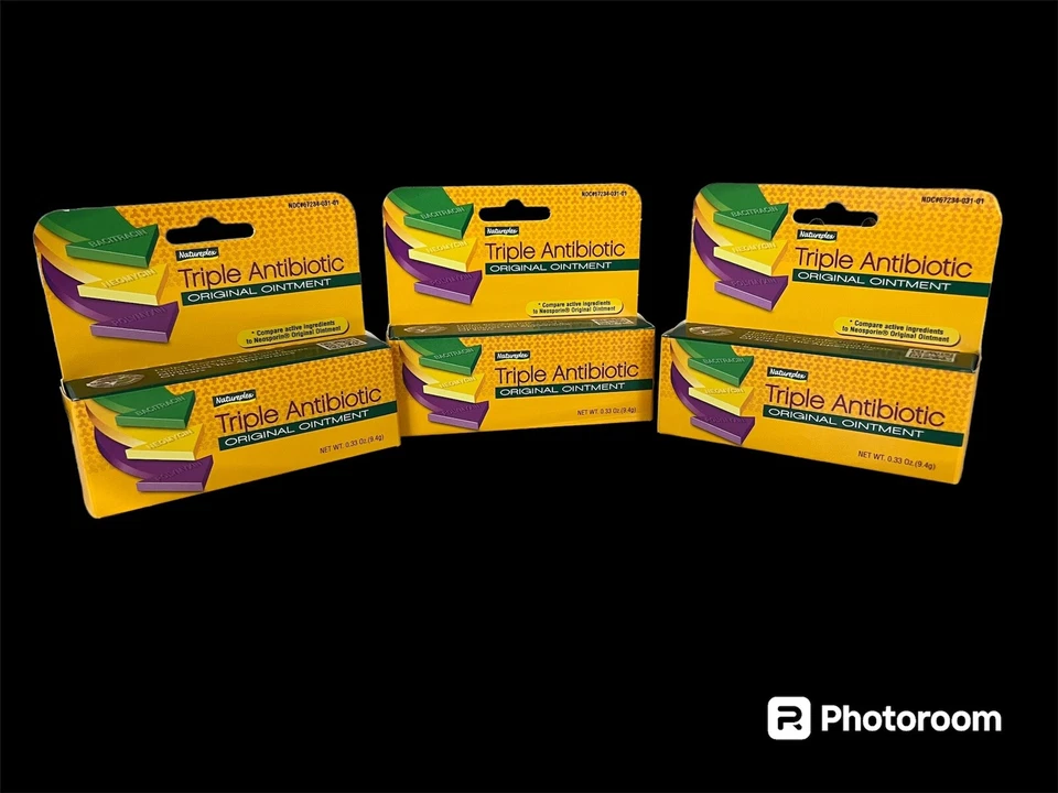 2 Triple Antibiotic Original Ointment Natureplex 0.5 oz.