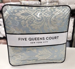 Five Queens Court Faith Comforter Set, Queen - Sterling MSRP $500 - Picture 1 of 6