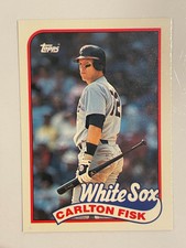 1989 Topps Tiffany Carlton Fisk Chicago White Sox #695 Sealed Set Break