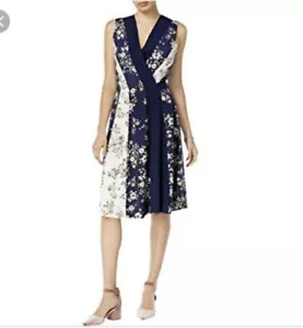 Maison jules blue Wrap dress L - Picture 1 of 5