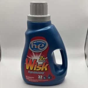 Wisk 2x Ultra High Efficiency Liquid Laundry Detergent 32 Loads NEW - Picture 1 of 4