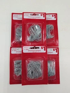 600 ct Ornament Aufhänger Haken Silber 2" Haushaltsorganisation 6 Stück im Posten Neu - Bild 1 von 3