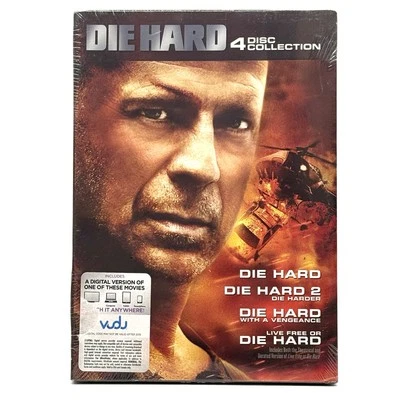 The Die Hard 4 Film Collection (DVD 2013, 4-Disc Box Set) Bruce Willis - Image 1 of 4