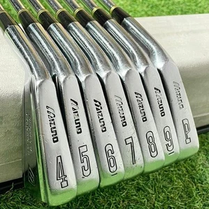 Mizuno Pro S-3 iron set 4-9+Pw Dynamic Gold R400 7pcs Lefty-Handed Golf Clubs - Picture 1 of 11