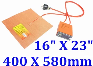 16" X 23" 400 X 580mm 1500W w Digital Controller 3M JSRGO Silicone Heater - Picture 1 of 12